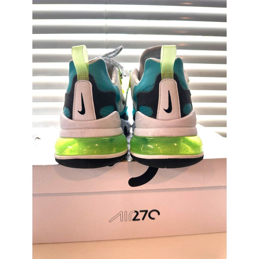 2020 Nike Air Max 270 React Se - Oracle Aqua - Si… - image 3